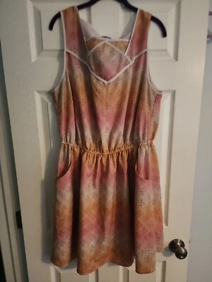 Vestido recto pulóver manga tanque multicolor Asos 18 EE. UU. Reino Unido talla 22 usado en excelente estado  Foto 1 de 4