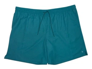 Xersion 5XL Shorts Athletic Sports Teal Blue Drawstring Stretch Waist 9 Inseam - Picture 1 of 5