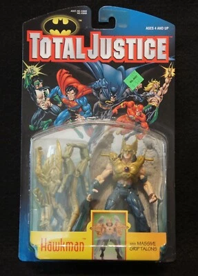 Figura de acción Kenner de colección Total Justice Hawkman 1996 ¡sellada! Foto 1 de 2