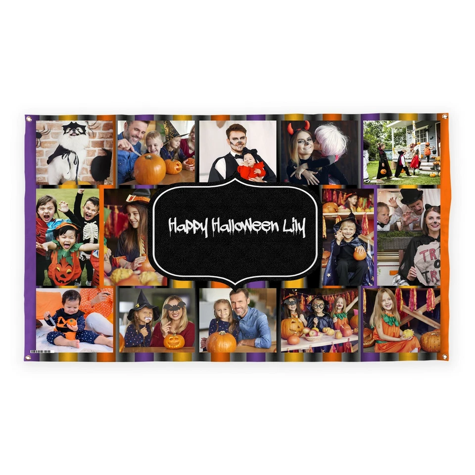 Halloween Decoration - Stripe - 5 x 3 ft Banner - Image 1 of 1