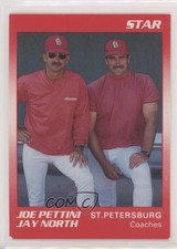 1990 Star St Petersburg Cardinals Jay North Joe Pettini #26