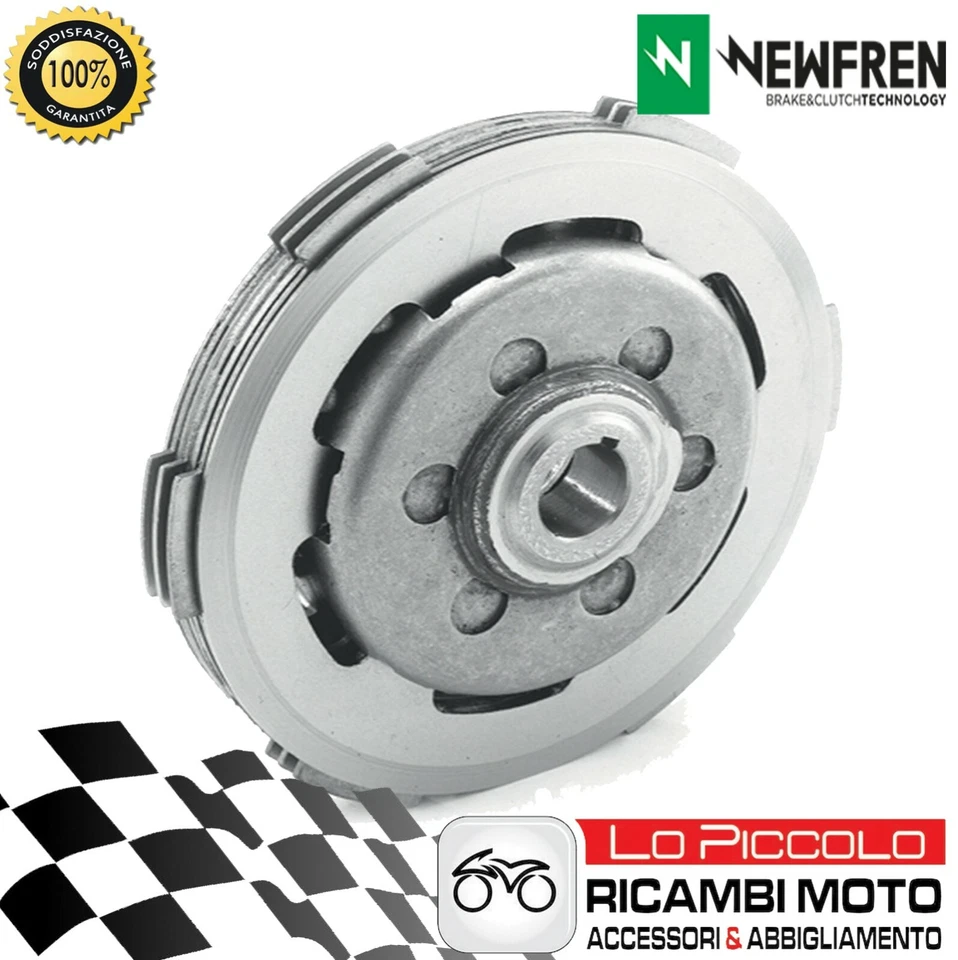 KIT FRIZIONE MODIFICA COMPLETA NEWFREN 4 DISCHI 6 molle VESPA 50 HP FL2 APE - Image 1 of 1