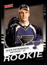 2008-09 Upper Deck Victory Update BLACK ROOKIE Alex Pietrangelo Rookie St. Louis