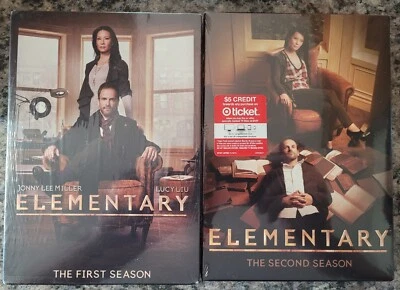 Elementary Complete 1st & 2nd Season 1 & 2 DVD NEW NEVER TRUST STOCK PICS - Image 1 of 4
