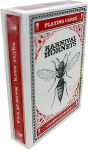 Mazzo Carte da Gioco Carnevale Hornets Taglia Poker Edizione Limitata USPCC - Foto 1 di 3