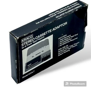 Vintage Kraco Model KCA-7A Stereo Cassette Adaptor for 8-Track Players - Picture 1 of 4