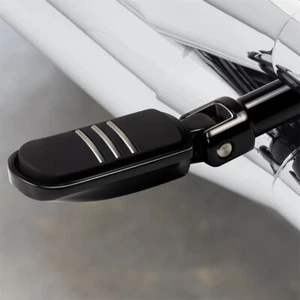 Black StreamLiner Footpegs Mounts Kit For Harley Softail Low Rider S / ST 2024 - Picture 1 of 7
