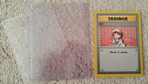 Pokemon card base set trainer card Bill. 91/102 extremely rare / in GREAT condit