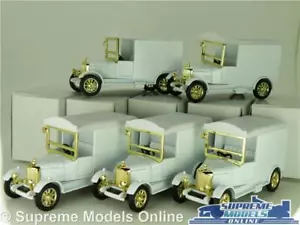 5 X CORGI MORRIS BULLNOSE MODEL VANS PLAIN WHITE TRUCK LORRY FOR CODE 3 1:64 K8 - Picture 1 of 5