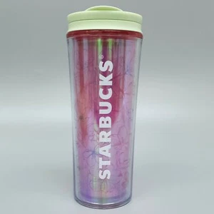 Starbucks Japan Sakura 2022 Plastic Bottle Tumbler Aurora Pink 355ml 12oz NEW - Picture 1 of 9