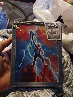 Thor: Love And Thunder Steelbook 4K Ultra HD + Blu-ray + Digital New Sealed - Image 1 of 2
