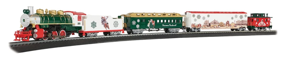 774 Coffret de départ loco vapeur Noel analogique éch HO 1/160 - Photo 1/1