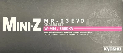 Kyosho MINI-Z MR-03 EVO Chassis Set W-MM/8500KV Brushless #32799 - Image 1 of 4