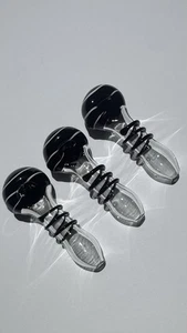 Pack de 3 pipas de vidrio nuevas para fumar tabaco. 3,5 pulgadas. - Imagen 1 de 2