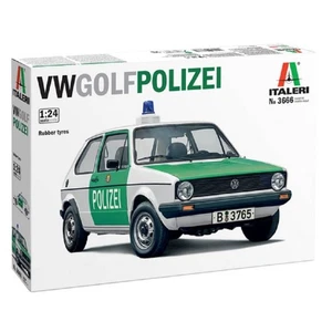 Modello Auto VW GOLF POLIZIA Italeri 3666 1/24 Modello Carro Promo - Foto 1 di 11