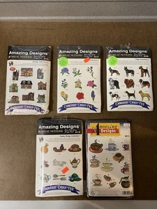 Menge 5 erstaunliche Designs Great Notions Home Stickerei Design Pack-Neu im Karton Floppy - Bild 1 von 18