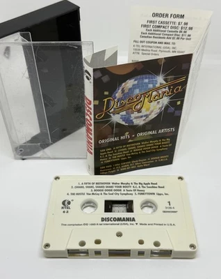 K-Tel Disco Mania Cassette Tape Compilation Donna Summer Village People  Foto 1 de 4