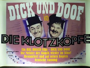 Dick und Doof - Die Klotzköpfe - Filmposter A2 60x42cm gefaltet - Bild 1 von 1