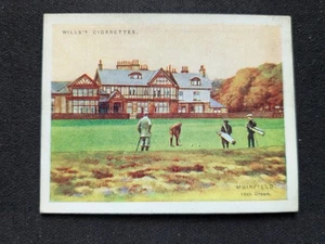 1924 Wills Golfing Card # 12 Muirfield (EX) - Picture 1 of 3