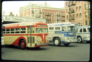 Original Bus Slide OSLD Historic Bus Display Hoboken NJ 9/88 - Picture 1 of 1
