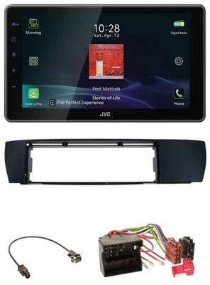 JVC DAB MP3 Bluetooth USB Autoradio für BMW X3 (E83 2004-2010) seitlich - Bild 1 von 4