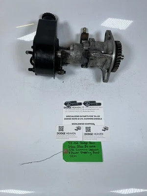 Dodge Ram 2500 3500 1997-2002 5,9 L Cummins bomba de vacío y dirección asistida OEM Foto 1 de 4