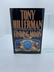 Finding Moon by Tony Hillerman (1995, HC)  SIGNED 1st Ed 1st Print LN - Foto 1 di 5