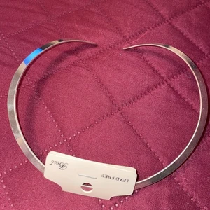 Collar Vintage Sólido Tono Plata Marcado “MEJOR” Nuevo - Imagen 1 de 8