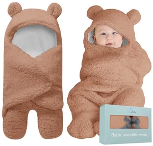 Coperta Fasciatoio Neonato | Peluche Ultra Morbido Essenziale per Neonati 0-6 - Foto 1 di 5