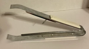 Vintage Androck 10" Feststellzange Edelstahl weißer Griff Made in USA - Bild 1 von 16