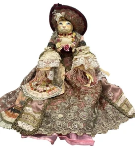 Victorian Katherine’s Collection Wayne Kleski Cat Doll Lace Floral Dress LESEN - Bild 1 von 8