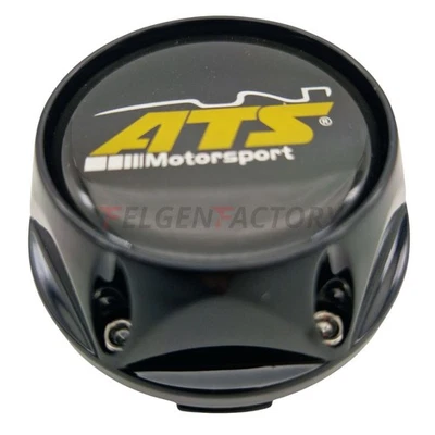 1x ATS DTC Nabendeckel Black Edition – Nabenkappen EC-30 Motorsport – Schwarz... - Bild 1 von 3