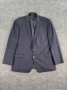 Blazer Ralph Lauren 48R Azul Marino Lana Dorado Botones Clásico Preppy Abrigo Deportivo LRL - Imagen 1 de 12