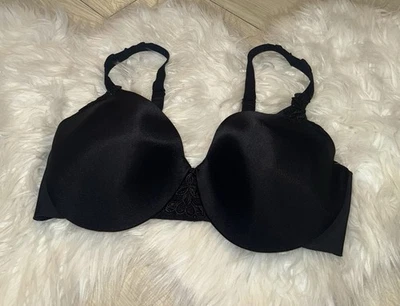 Бюстгальтер на косточках футболка Lilyette 0963 Every Bit Invisible Fit For You 38D черный - Изображение 1 из 4