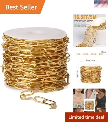 16.5 Ft Gold Chain Roll - Image 1 of 4