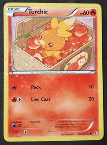 TORCHIC RC5/RC25 Holo Radiant Collection Pokemon B&W Legendary Treasures - Bild 1 von 2