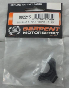 Serpent Racing 710 4WD Composite Front Upper Left Bearing Block 802215 - Picture 1 of 1