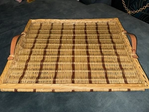 Hermès Rattan Tablett  43x53 cm Sehr guter Zustand! - Bild 1 von 9