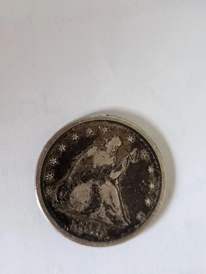 1875-S Liberty Seated Quarter  Silver 25c - Image 1 of 4