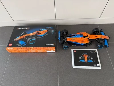 LEGO McLAREN F1 42141  GEBAUT KOMPLETT ANLEITUNG OVP - Bild 1 von 4