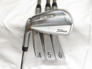 Used LH Titleist T100 Iron Set 4-7 Project X LZ 125 6.5 XStiff Flex Steel Shaft - Picture 1 of 9