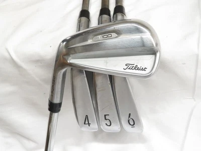 Used LH Titleist T100 Iron Set 4-7 Project X LZ 125 6.5 XStiff Flex Steel Shaft - Image 1 of 4