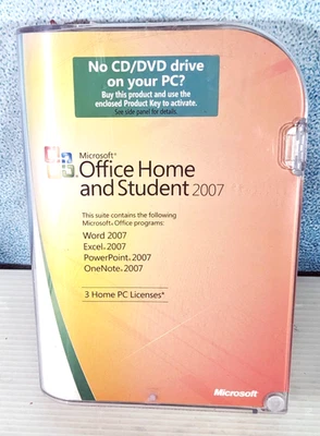 Microsoft Office Home and Student 2007 DVD 32-bit Software Case w/Product Key - Image 1 of 4