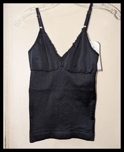 Hers By Herman Bust Lifting Firming Camisole LARGE Black Reduces Up To 2 Sizes - Picture 1 of 5