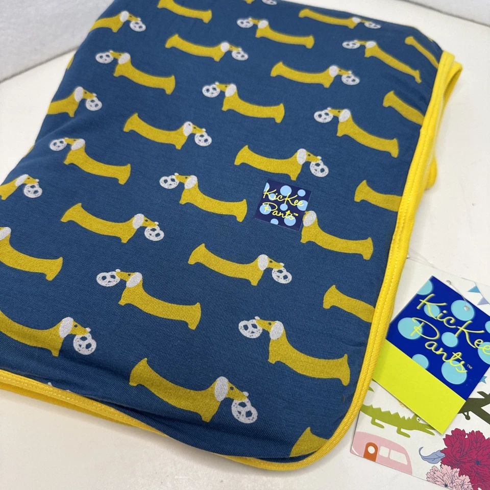 Kickee Pants Bamboo Toddler Blanket Dachshund Pretzel Pup Extra Large NWT - Image 1 of 4