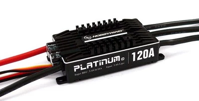 HOBBYWING Platinum 120A V4 RC Model Brushless Motor ESC Speed Controller SL096 - Image 1 of 2