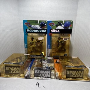 5 McFarlane Toys  Big League Challenge ( Bonds, Sosa, Rodriguez, Jones, Ramirez) - Picture 1 of 6