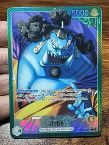 One Piece TCG Jinbe OP11-021 Alt Art Leader A Fist Of Divine Speed English - Picture 1 of 2