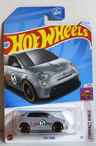 Hot Wheels 2024 Compact Kings 2/5 Fiat 500e 22/250 Gris - Imagen 1 de 2