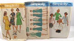 Lote De Colección De 3 Paquetes Patrón Simplicity 1973, 1976, 1977 Sin Devoluciones - Imagen 1 de 4